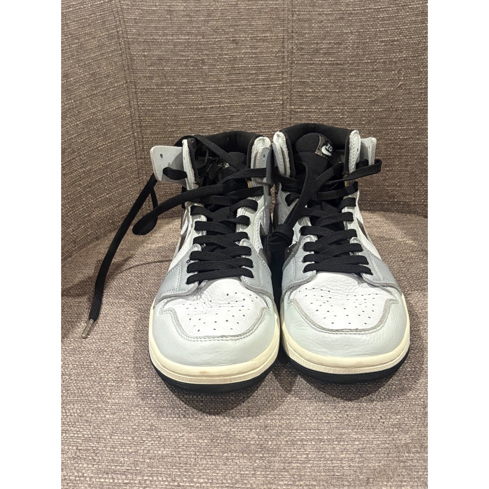 Nike Air Jordan 1 High Zoom Comfort 2 Summit White Metallic Silver DV1305-100 - Picture 4 of 8